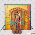 Wedding Cart Decor Backdrop