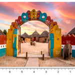 Rustic Entrance Photo Backdrop