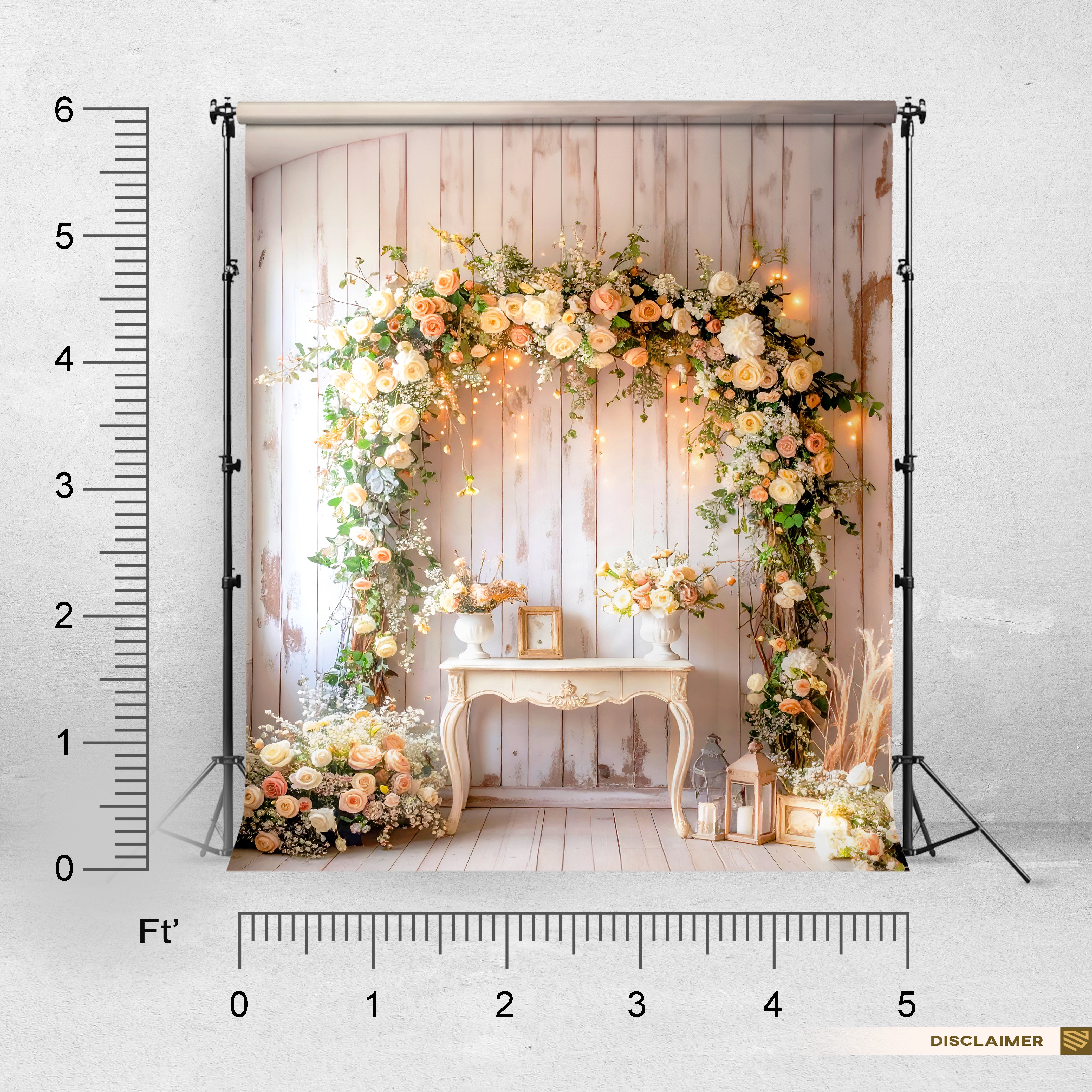 Rustic Bloom Arch – A Romantic Floral Elegance