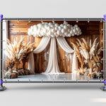 Cloud Elegance Baby Backdrop