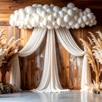 Rustic Cloud Elegance Backdrop