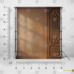 Rustic Timber Passage backdrop for fashion photoshoots
