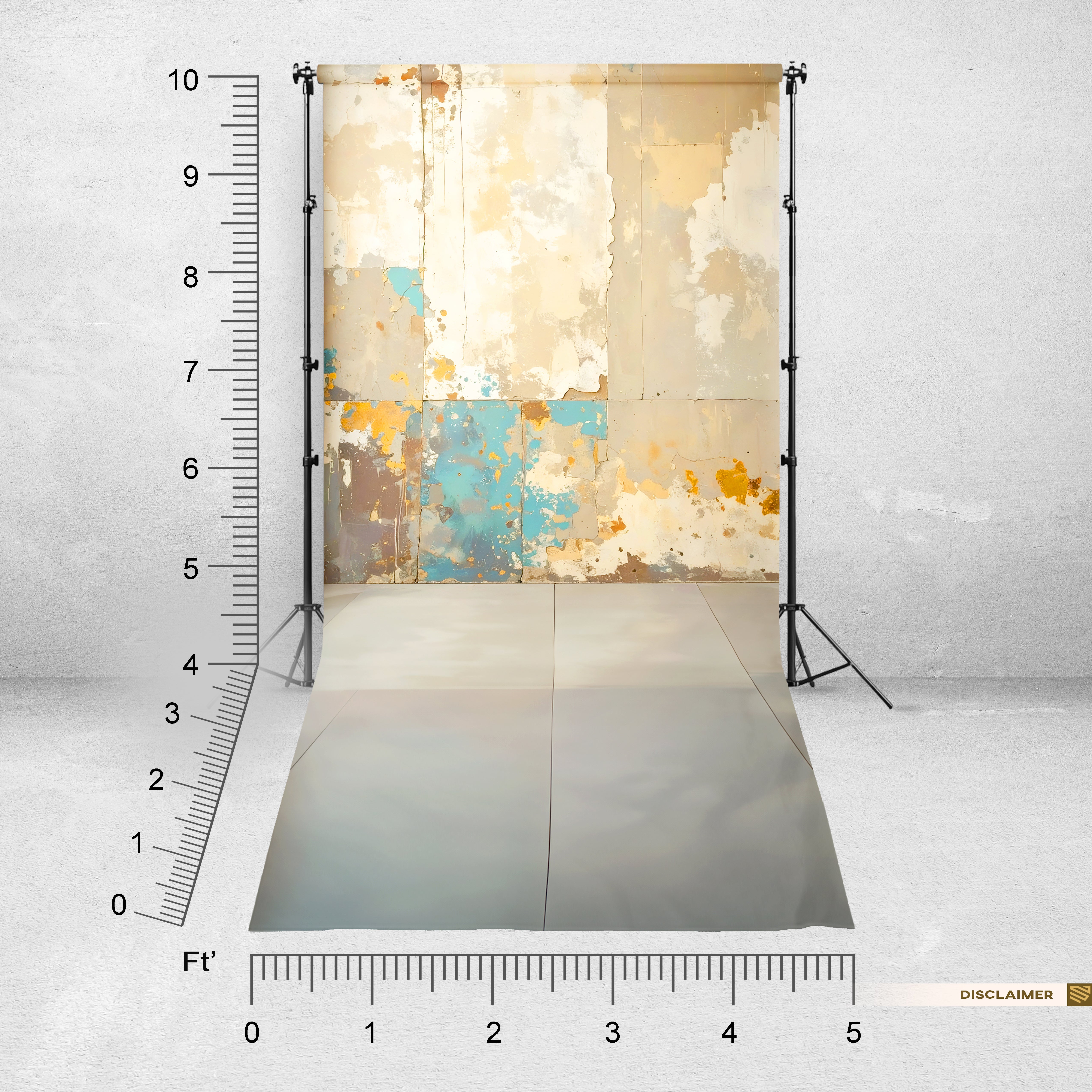 Rustic Peeling Wall Artistry