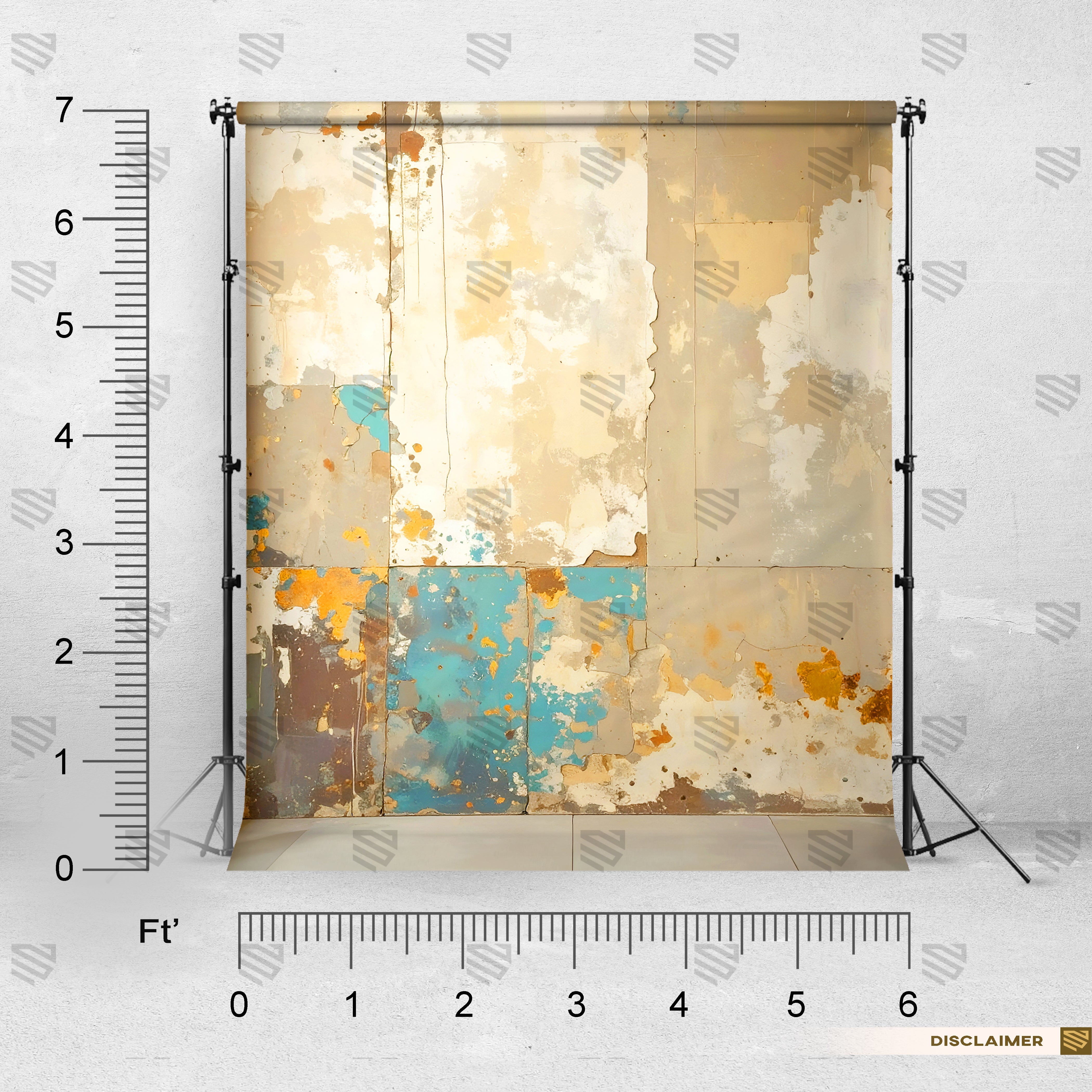 Rustic Peeling Wall Artistry