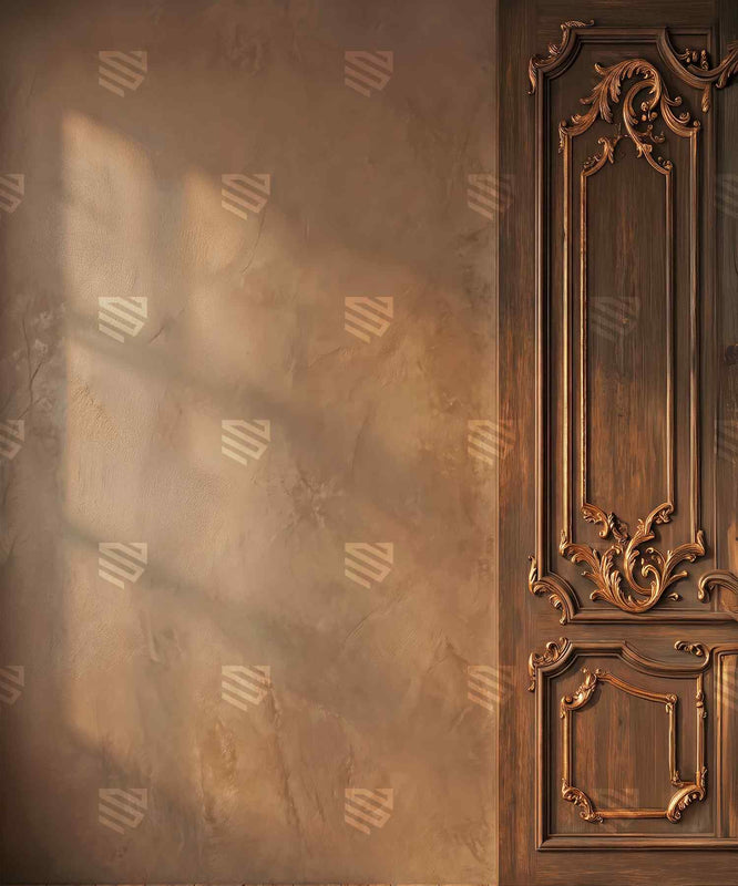 Rustic Timber Passage Photography Backdrop for Studio Shoots