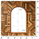 Rustic wood-inspired background for studio portraits