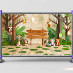 Safari Baby Photoshoot Backdrop