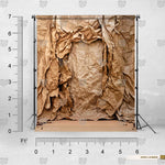 Sandstone Crumple Effect backdrop for fashion photoshoots