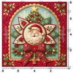 Royal Christmas emblem background for seasonal photography