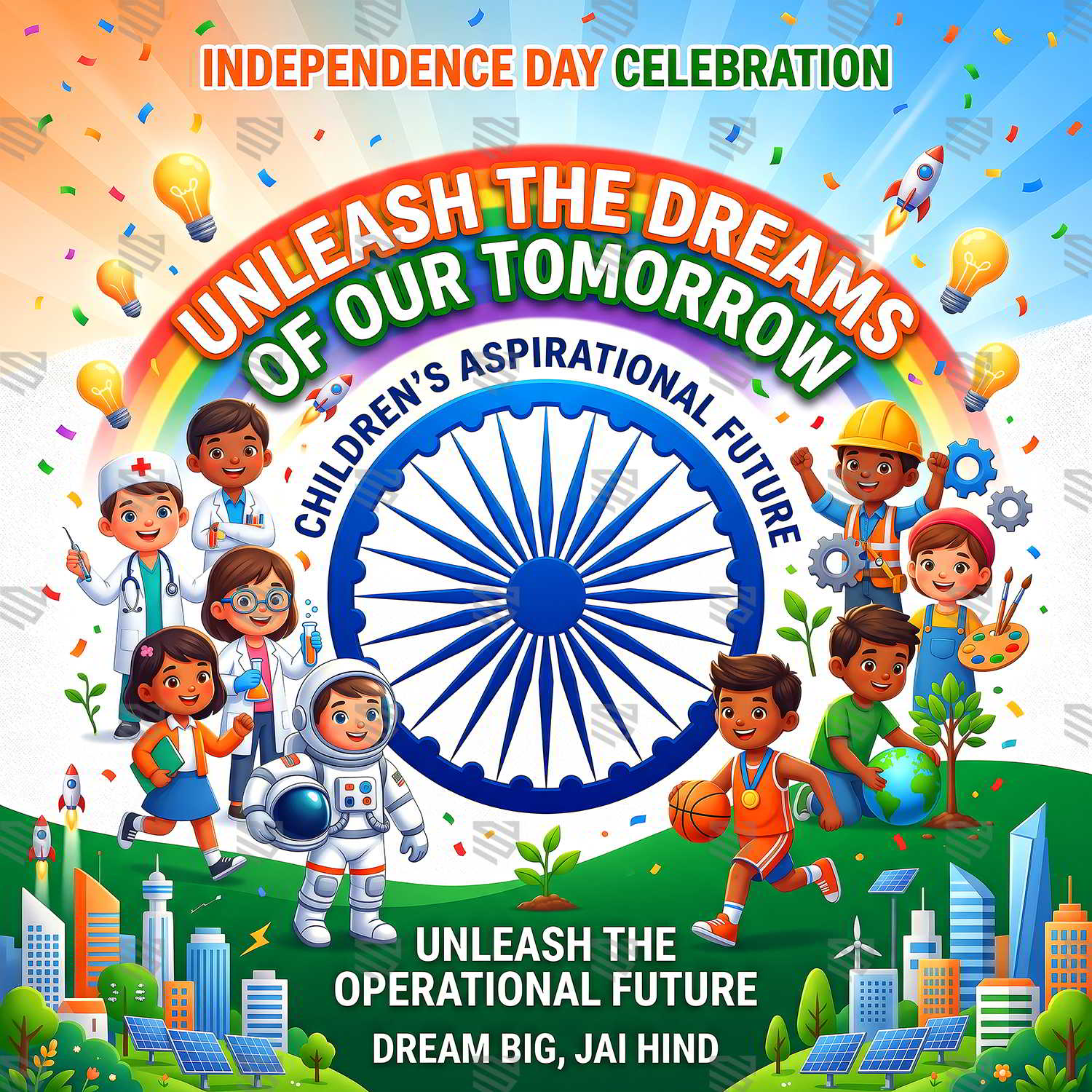 Sapno Ka Bharat Vision India Backdrop