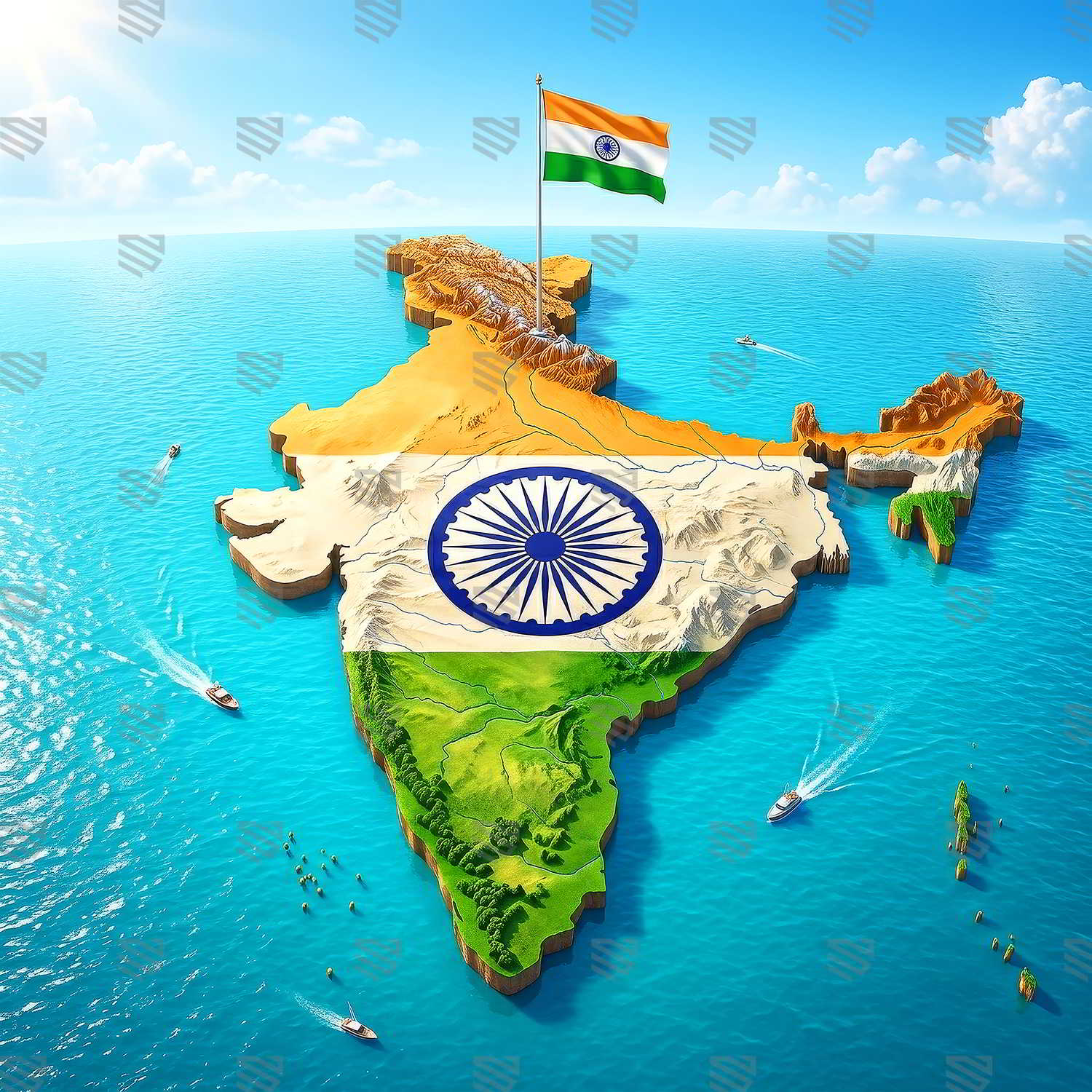 Sarhad Se Samandar Tak India Backdrop