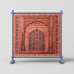 Floral Jaali Elegance Backdrop