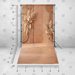 Petal-inspired decorative background for creative photography