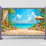 Seaside Baby Photoshoot Backdrop