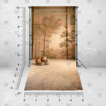 Sepia woodland-inspired background for portrait photography