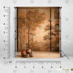 Sepia Woodland Escape photography backdrop for studio shoots