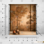 Sepia Woodland Escape backdrop for fashion photoshoots