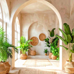 Serene Arched Oasis Backdrop
