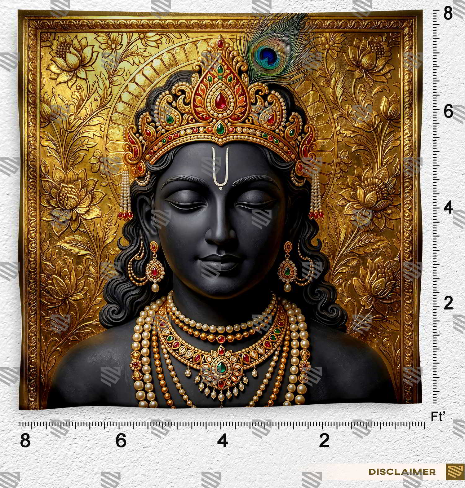 Krishna Tilak Backdrop