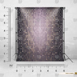 Silver Shimmer Grid backdrop for fashion photography