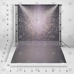 Silver Shimmer Grid Show Stopper backdrop by BackdropIndia