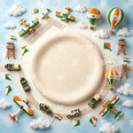 Aviation Theme Newborn Baby Backdrop