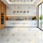 Sleek Marble Kitchen Backdrop