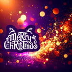 Sparkling Christmas Glow Backdrop