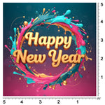 Vibrant Color Splash Backdrop