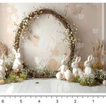Spring Bunny Photo Backdrop
