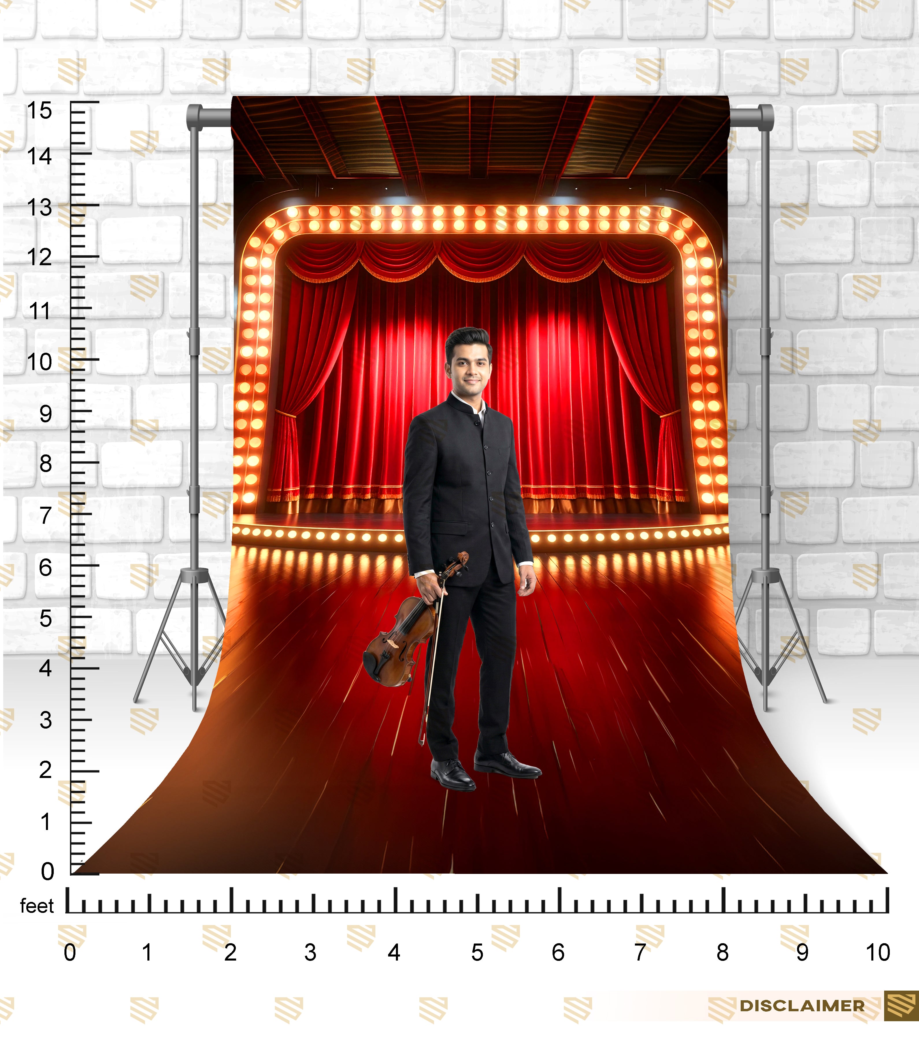 Stage of Dramatic Lights