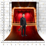 Podcast Stage Lighting Background