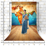 Physical Relief Map Backdrop