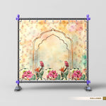 Floral Jharokha Backdrop
