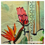 Decorative Floral Window Backdrop