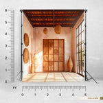 Sunlit Rustic Background