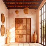 Sunlit Rustic Minimalism Backdrop