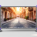 Sunset Street Baby Backdrop