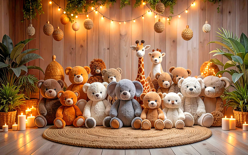 Teddy Wonderland - Baby photoshoot Backdrop