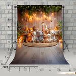Teddy Wonderland Background Backdrop