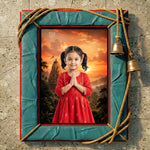 Temple Sunset Open Frame Backdrop for studio photography