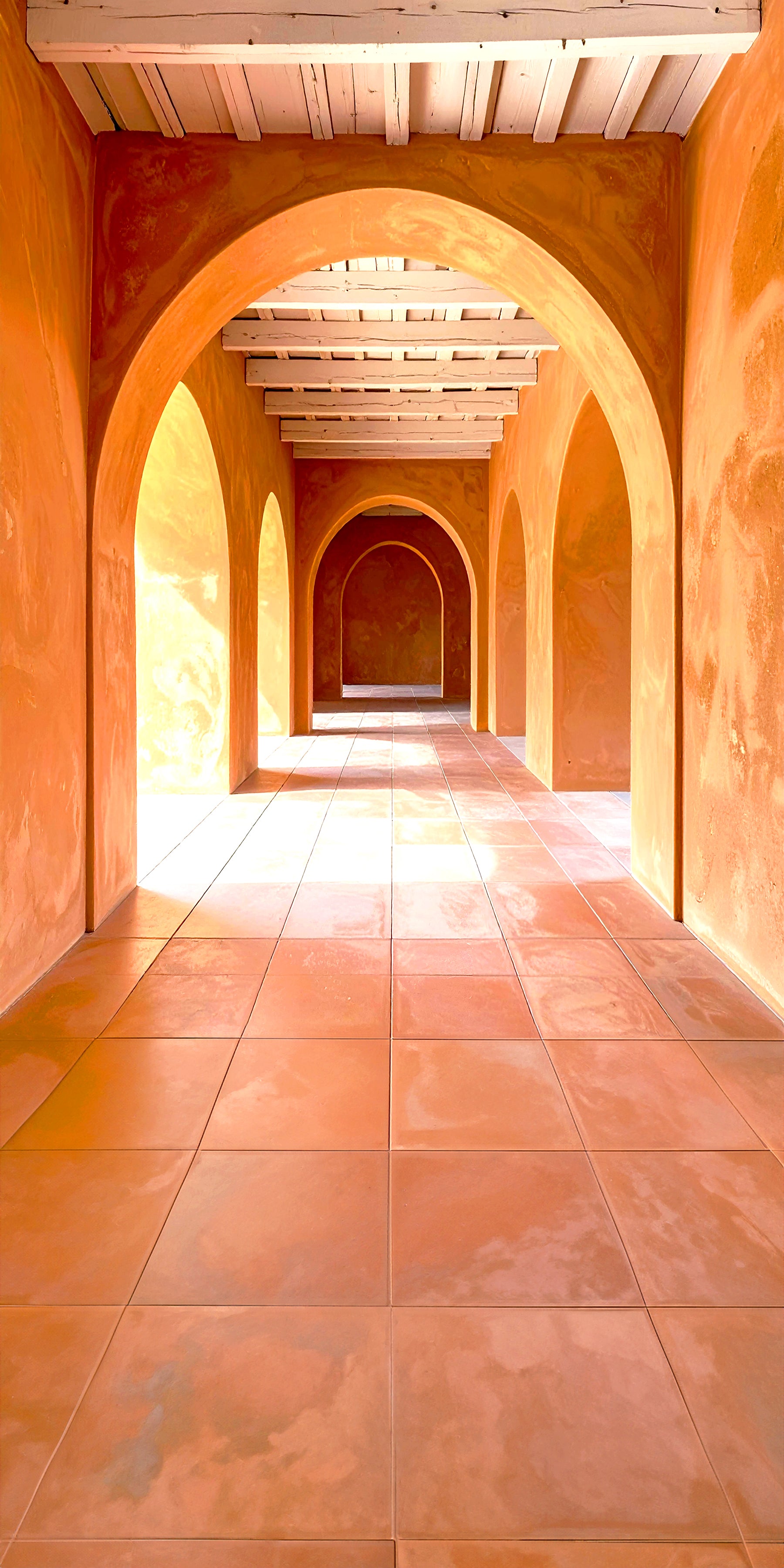 Terracotta Archway Passage