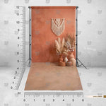Terracotta Botanical Corner Show Stopper studio backdrop