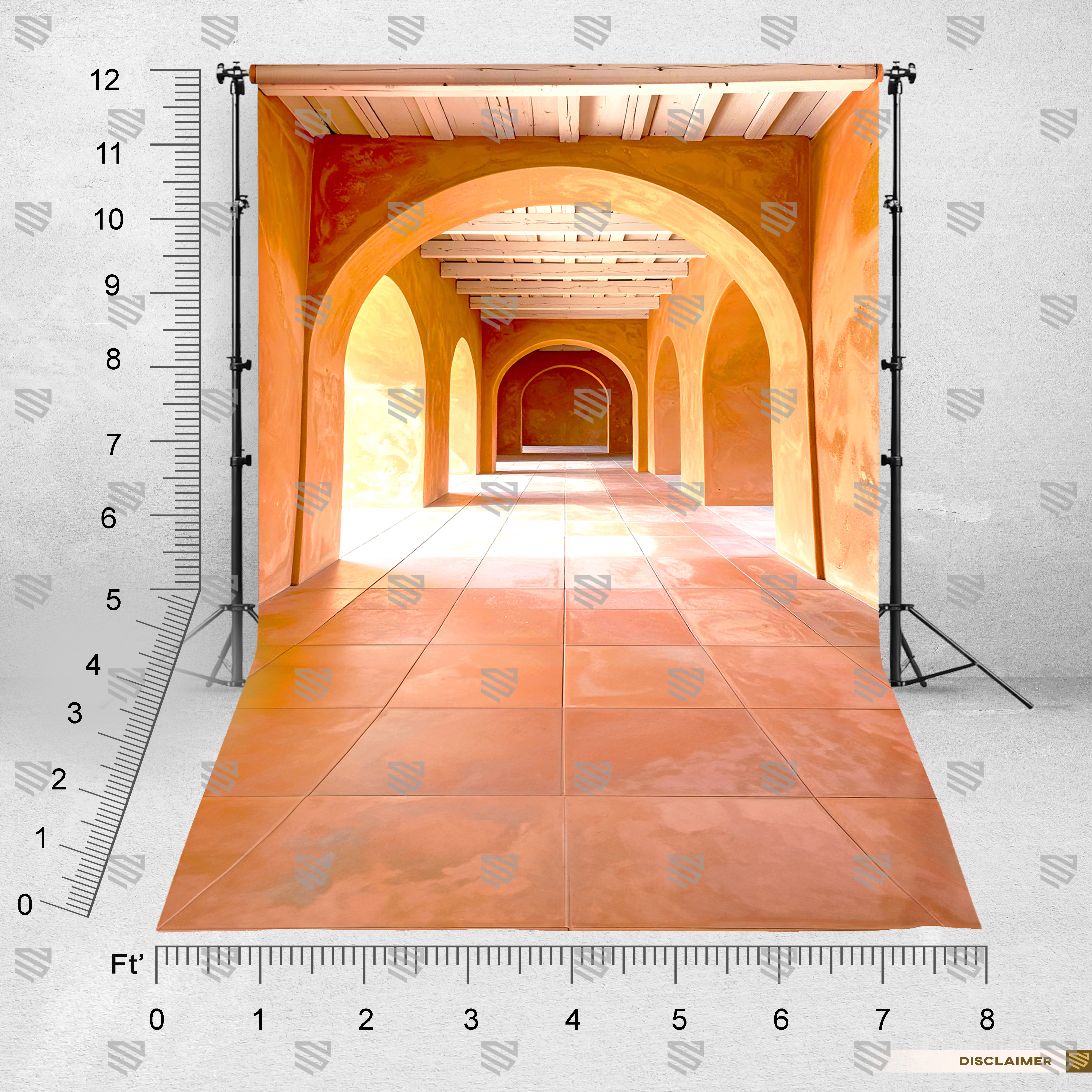 Terracotta Archway Passage