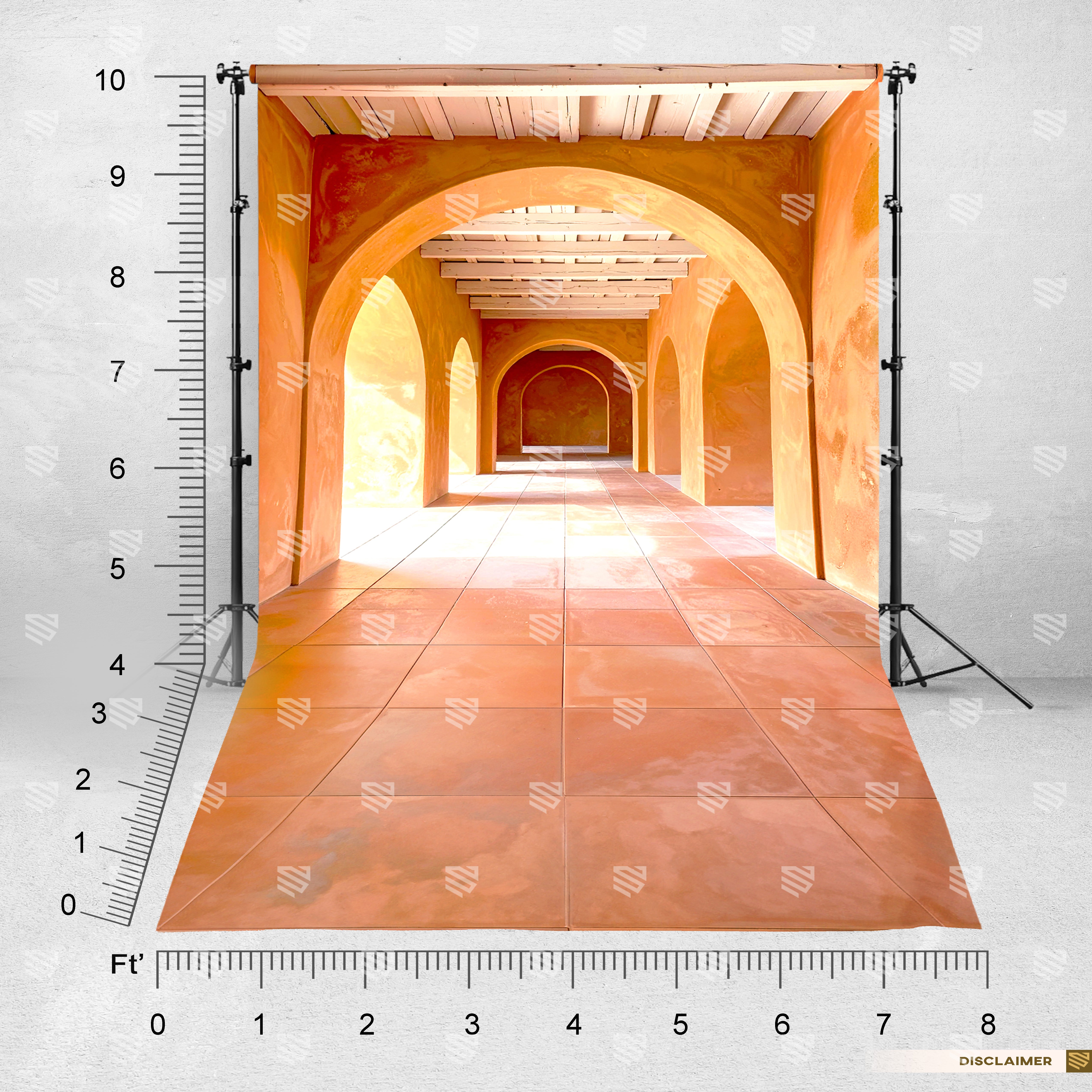 Terracotta Archway Passage