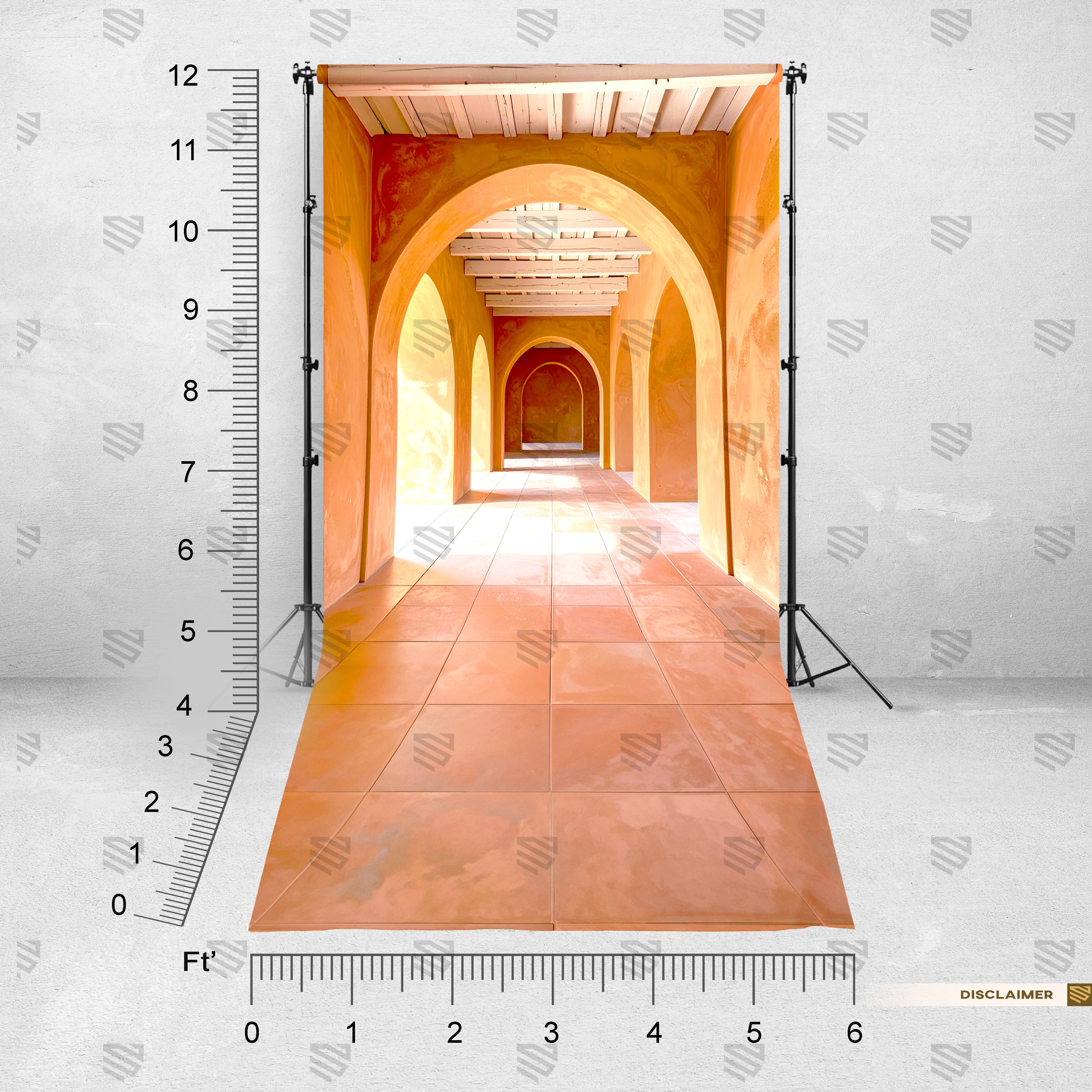 Terracotta Archway Passage