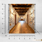 Vintage Rustic Corridor Backdrop