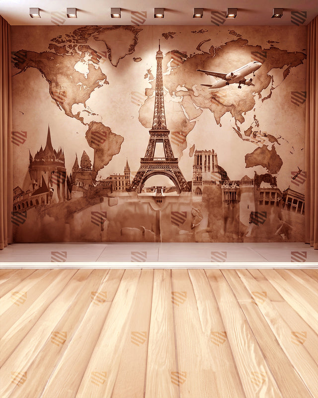 Timeless World Travel - Podcast Backdrop