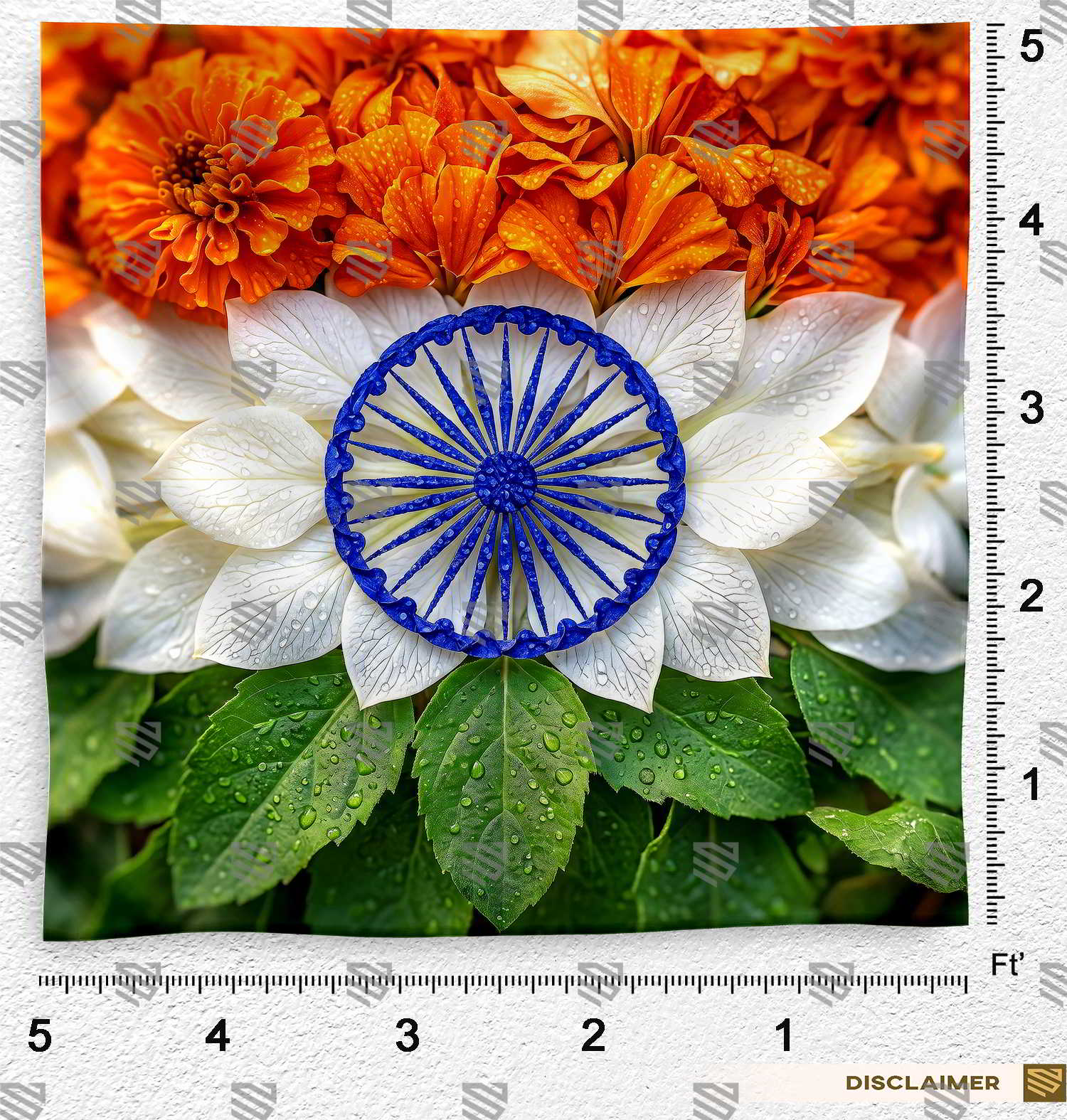Tiranga Floral Backdrop