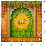 Traditional Haldi Setup